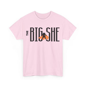 New The BIG SHE' Logo Unisex Heavy Cotton Tee