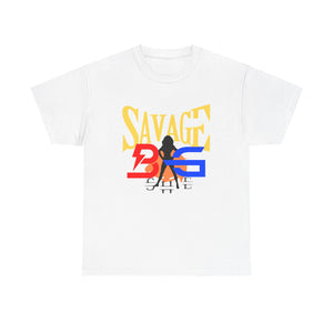 New BIG SHE' "Savage"Unisex Heavy Cotton Tee