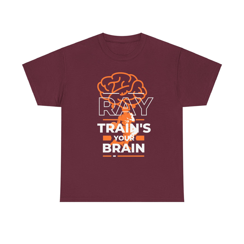 New 🔥 🔥 🔥 "RAy TRaiNs ThE BrIaN" Unisex Heavy Cotton Tee