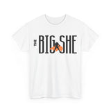 New The BIG SHE' Logo Unisex Heavy Cotton Tee