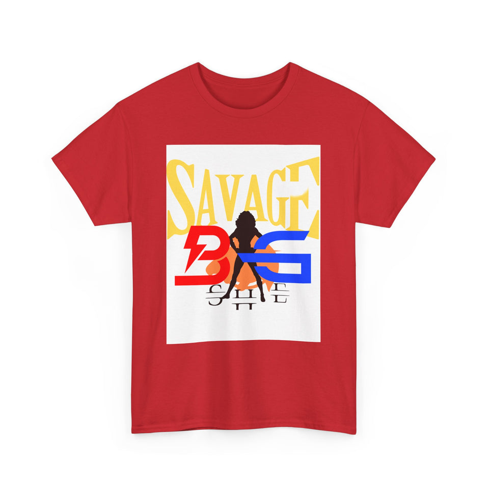 New BIG SHE' "Savage"Unisex Heavy Cotton Tee