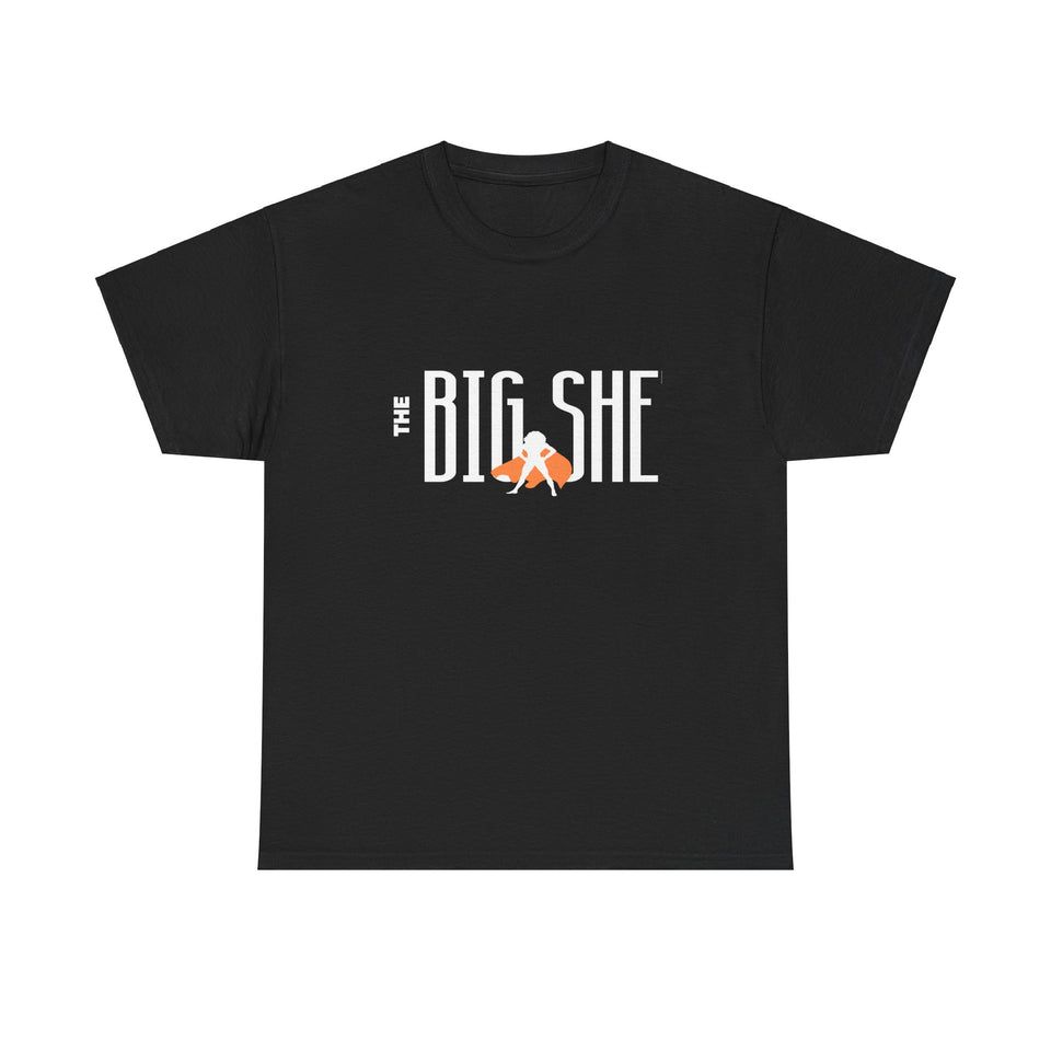 New BIG SHE' "The Logo'Unisex Heavy Cotton Tee