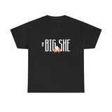 New BIG SHE' "The Logo'Unisex Heavy Cotton Tee