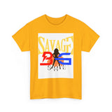 New BIG SHE' "Savage"Unisex Heavy Cotton Tee