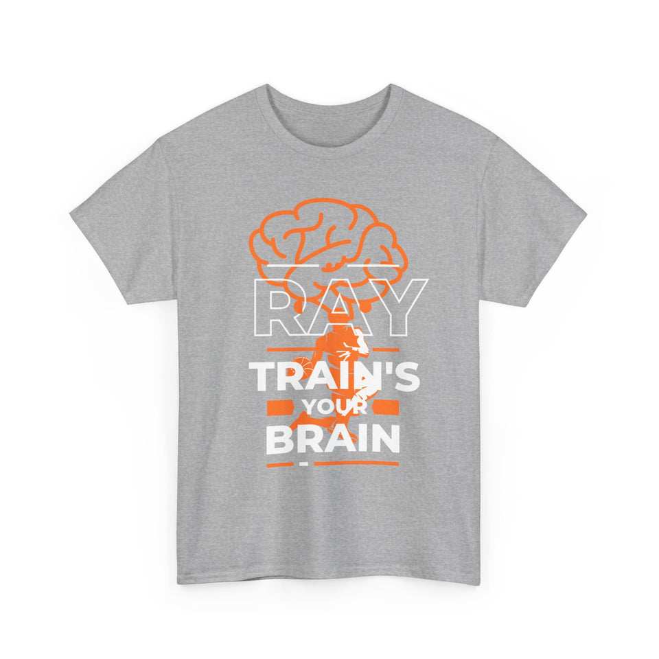 New 🔥 🔥 🔥 "RAy TRaiNs ThE BrIaN" Unisex Heavy Cotton Tee