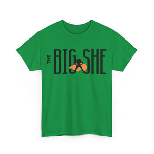 New The BIG SHE' Logo Unisex Heavy Cotton Tee