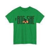 New The BIG SHE' Logo Unisex Heavy Cotton Tee