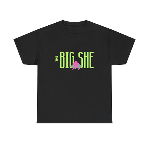 New BIG SHE' The Logo Unisex Heavy Cotton Tee