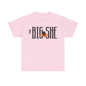 New The BIG SHE' Logo Unisex Heavy Cotton Tee