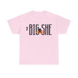 New The BIG SHE' Logo Unisex Heavy Cotton Tee