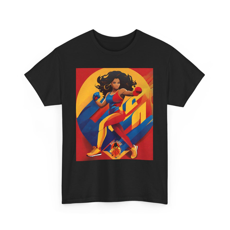 New BIG SHE' "Woman Of Power" Unisex Heavy Cotton Tee