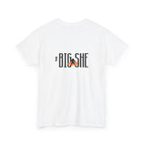 New The BIG SHE' "FACE UP"Unisex Heavy Cotton Tee