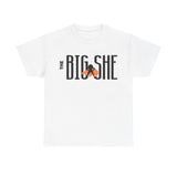 New The BIG SHE' Logo Unisex Heavy Cotton Tee