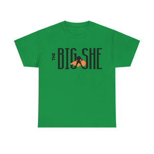 New The BIG SHE' Logo Unisex Heavy Cotton Tee