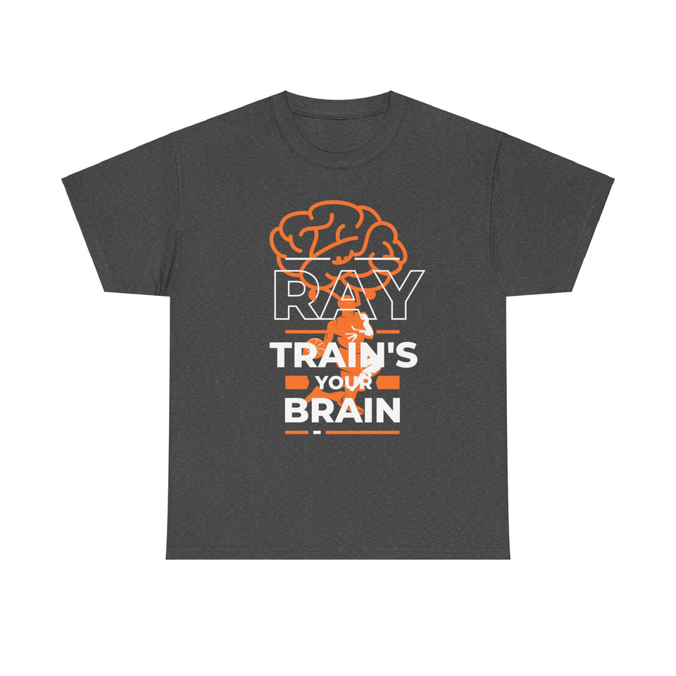 New 🔥 🔥 🔥 "RAy TRaiNs ThE BrIaN" Unisex Heavy Cotton Tee