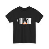 New BIG SHE' "The Logo'Unisex Heavy Cotton Tee