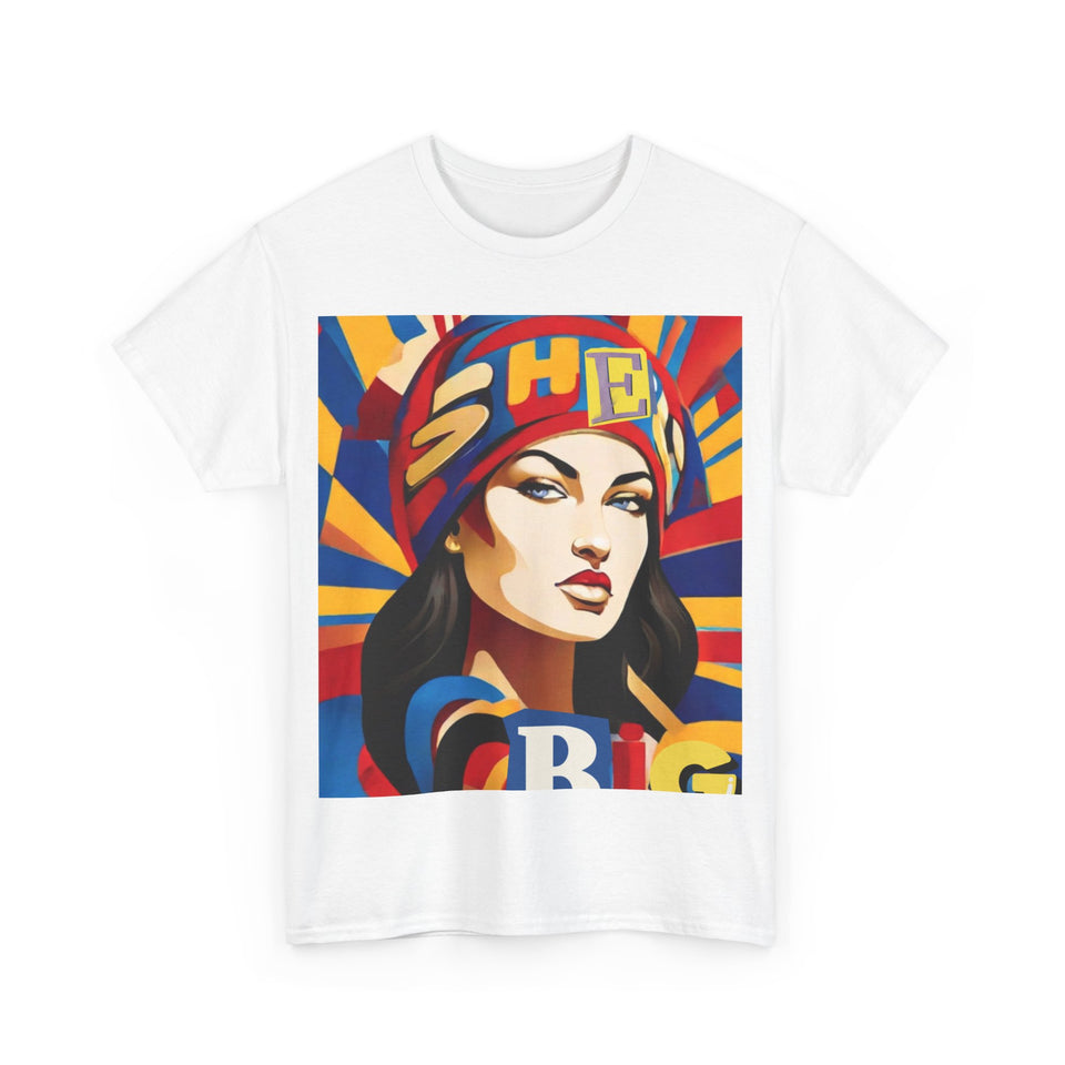 New BIG SHE' "She Big"Unisex Heavy Cotton Tee