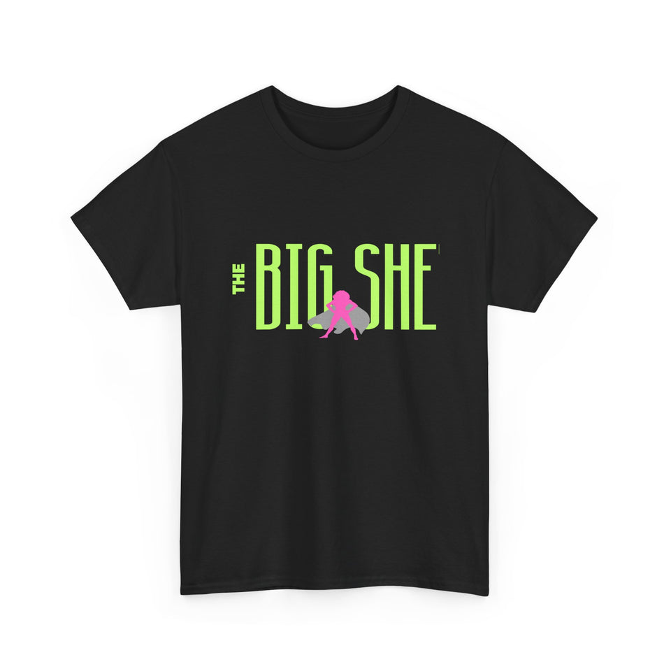 New BIG SHE' The Logo Unisex Heavy Cotton Tee