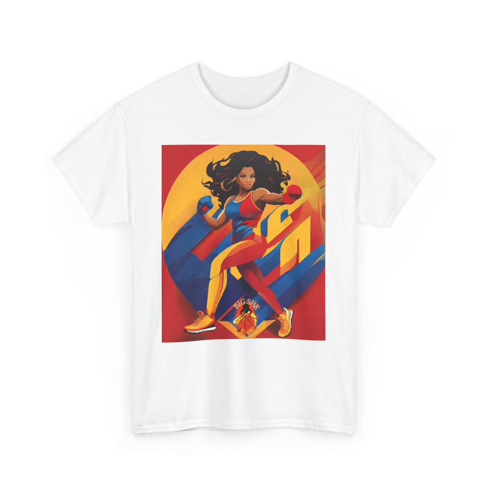 New BIG SHE' "Woman Of Power" Unisex Heavy Cotton Tee