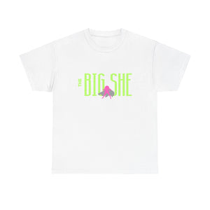 New BIG SHE' The Logo Unisex Heavy Cotton Tee