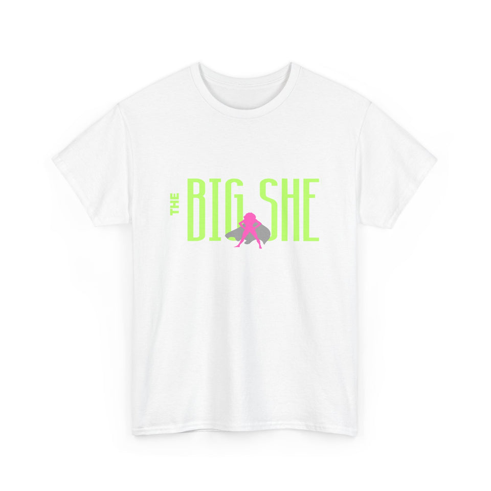 New BIG SHE' The Logo Unisex Heavy Cotton Tee